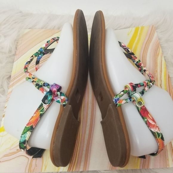 Rampage colorful Fabric Sandals. Size 10 M. - Picture 8 of 12